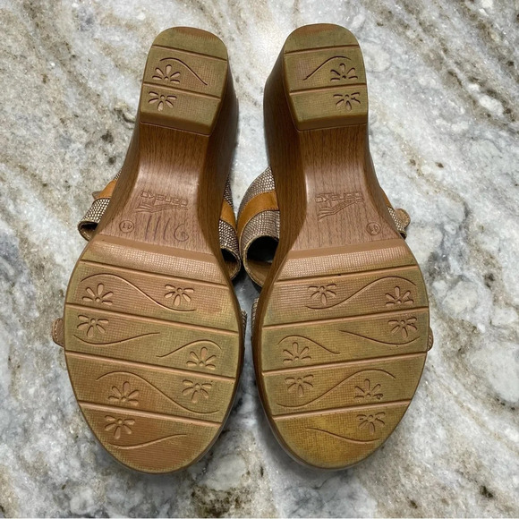 Dansko Women’s Jessie Sand Lizard Sandal Comfort Leather - Picture 10 of 12